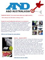 A&D Weighing Newsletter June 2011